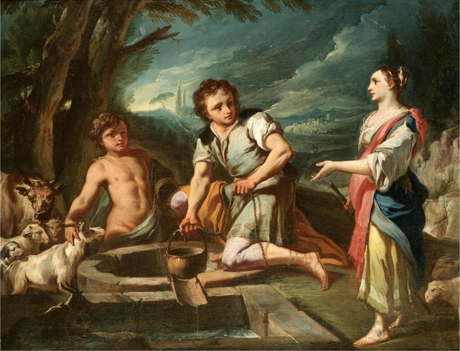 jacob and rachel at the well